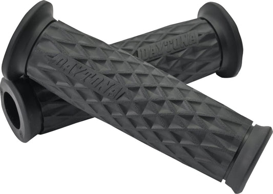 Daytona GRIPPYGRIP GGD-Grid Grips Black 7/8 Open End Pair 12.2cm 32727
