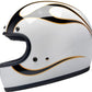 BILTWELL Gringo White/Black Motorcycle Helmet