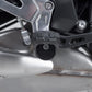 SW-Motech EVO Footrest Kit Silver Steel Pair FRS.11.112.10800