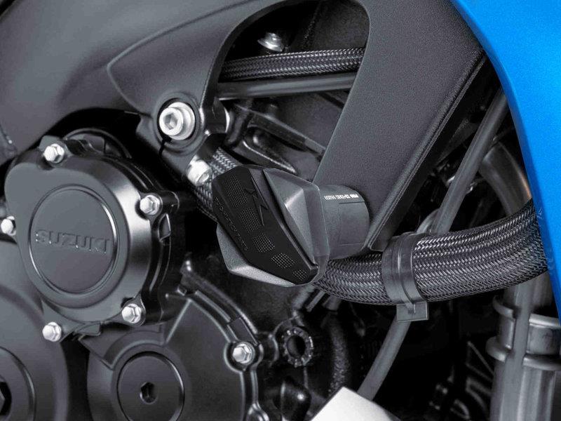 PUIG Rubber Covers For R12 Frame Sliders Black Universal 6378N