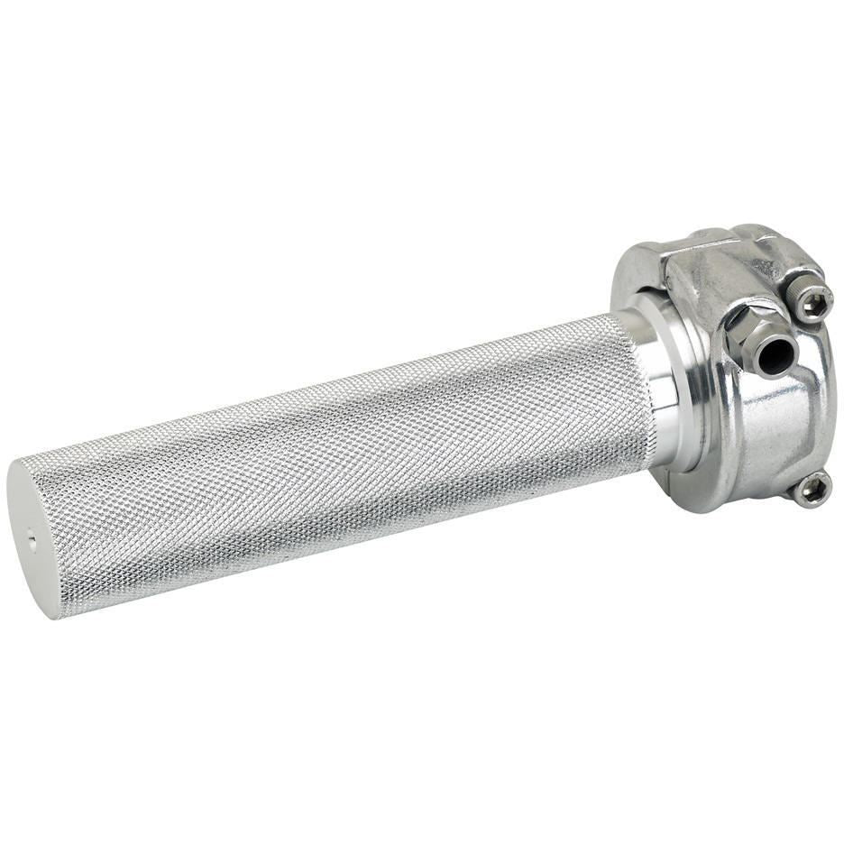 Biltwell Cast Whiskey Throttle 1" Single - Polished For V-Twin Motorcycle