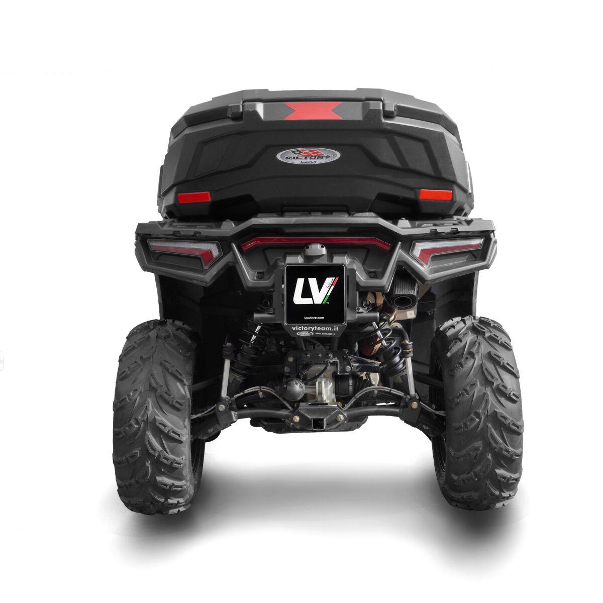 LEOVINCE LV One Evo Stainless Steel Slip-On Muffler for ATV POLARIS SPORTSMAN XP 1000 17-26 14474EU