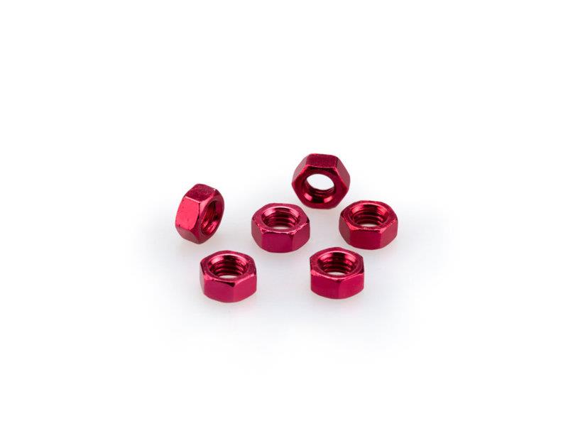 PUIG M5 Screws x 6 Red Universal 0763R
