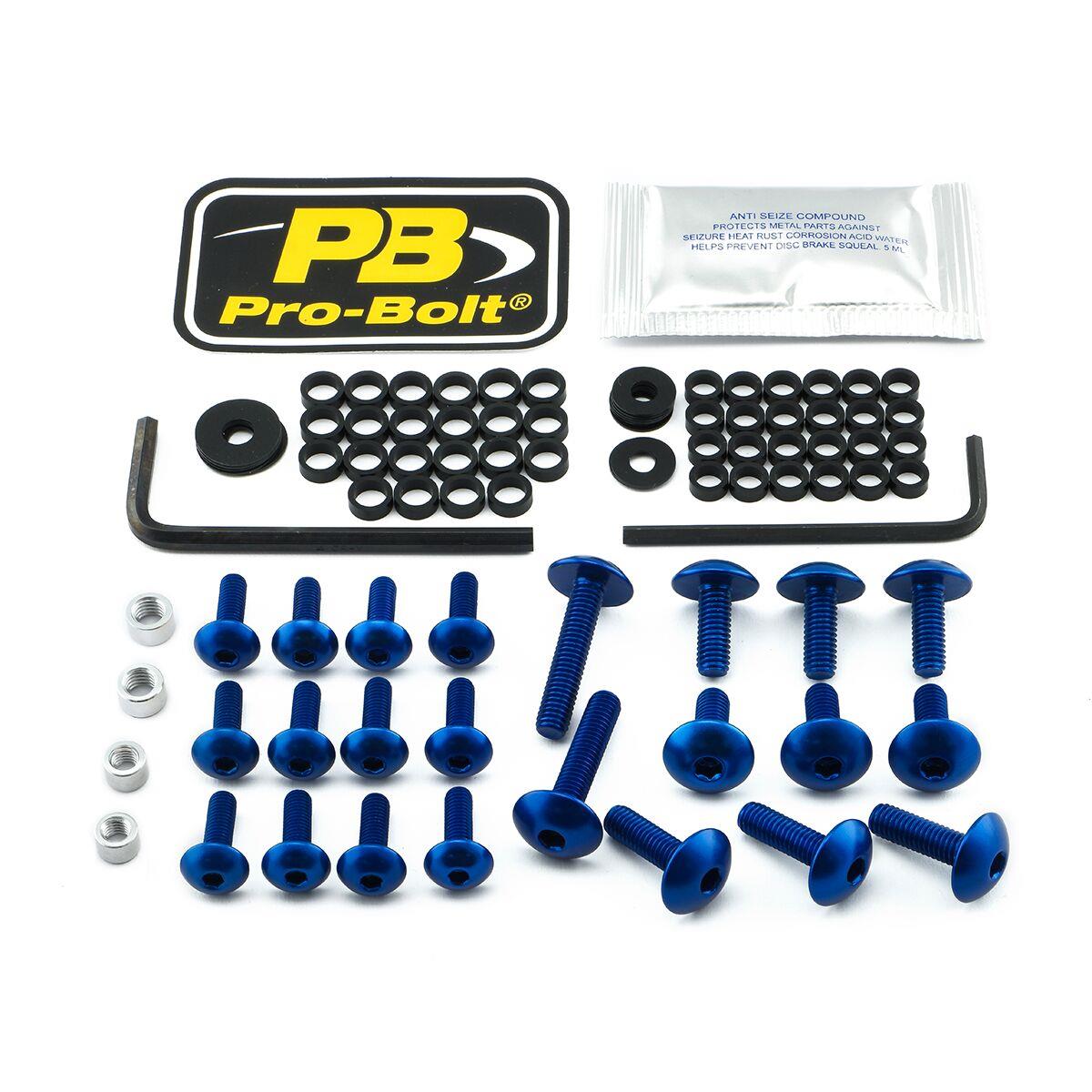 Pro Bolt Fairing Bolt Kit For Kawasaki For Kawasaki ZX-10 R 1000 16-21 FKA405B