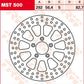 Trw Round Fixed Brake Rotor 250-299mm For Harley XL 1200 C 1999-2019 MST500