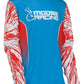 Moose Racing Jersey Youth Agroid Red/White/Blue 24 Model