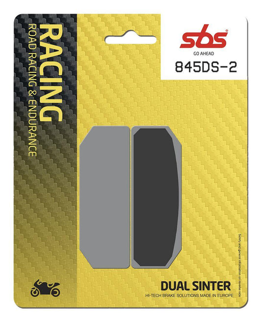 Sbs DS Racing Dual Sintered Brake Pads For BMW S 1000 HP4 Race 2018 845DS-2