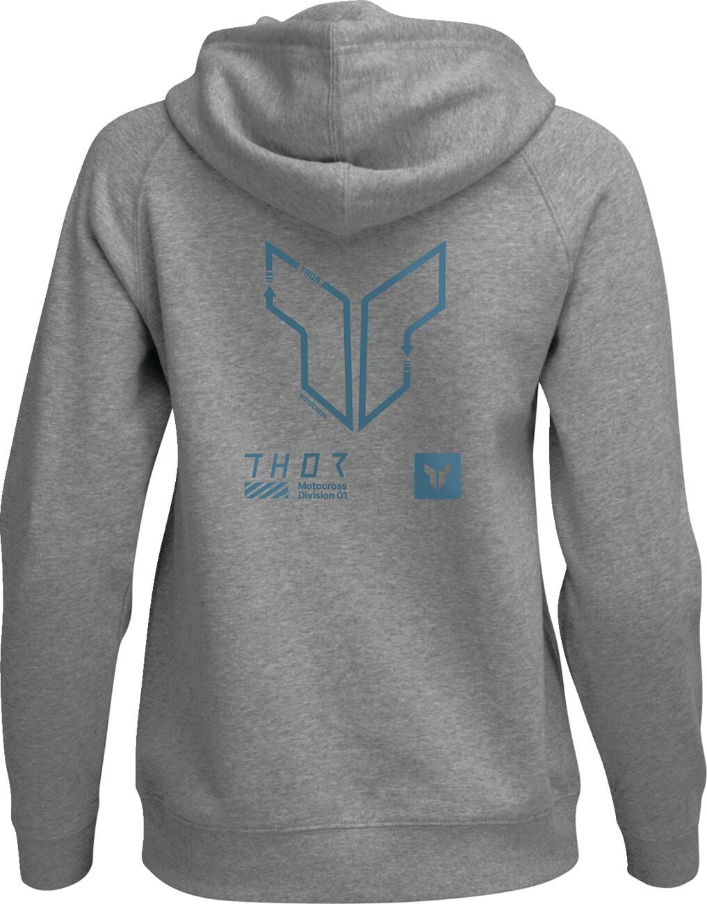 THOR Women's Trax Pullover Hoodie HEATHER GREY 2025 Model