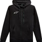 Alpinestars Asymmetrical Zip-Up Hoodie Black