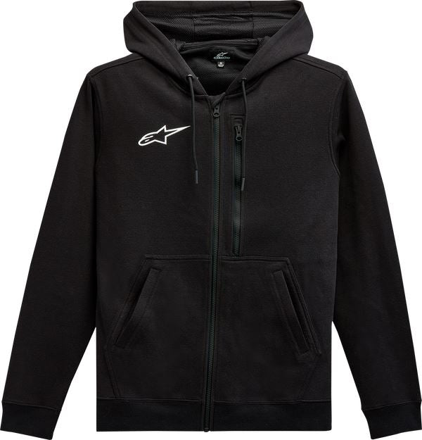 Alpinestars Asymmetrical Zip-Up Hoodie Black