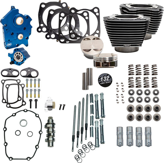S&S Cycle 132" Power Package For M8 For Harley FLHTCUTG 1868 2017-2025 310-1235C