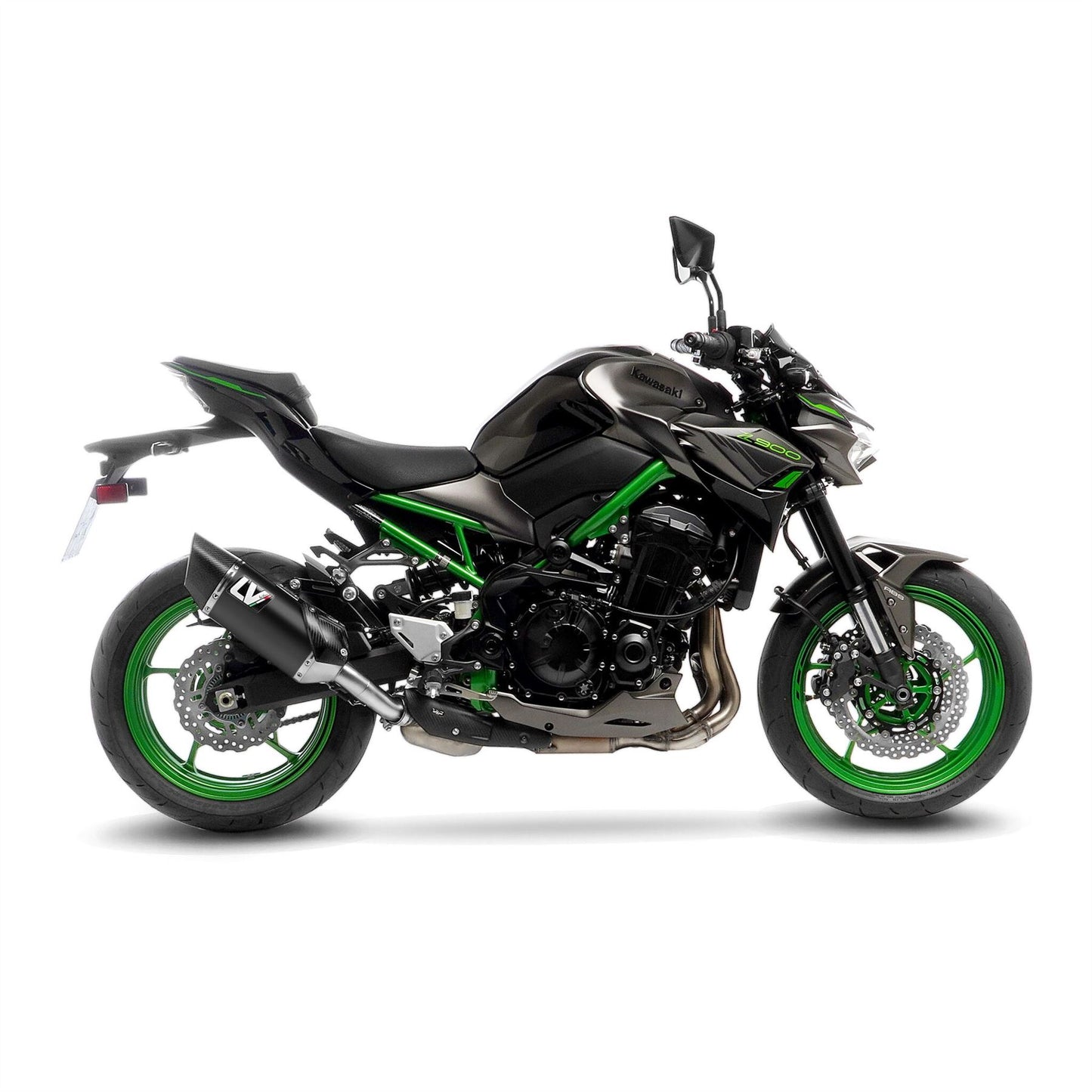 Leovince Muffler Lv-14 R For Kawasaki Z 900 20-24 Black Stainless Steel 15603bu
