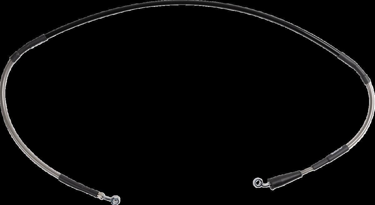 Moose Offroad Braided Brake Line For Suzuki RMX 450 Z 2010-2019 S01-1-042/P-CL