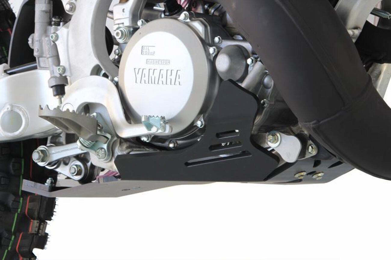 AXP Racing Xtrem Skid Plate For Yamaha YZ 250 2005-2023 HDPE Black AX1440
