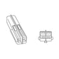 Puig Indicator Connector Lead 180mm Black 21541T