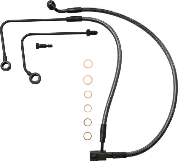 Magnum Shielding Lower Brake Line For Harley FLSTFB 1690 2011-2017 AS77001