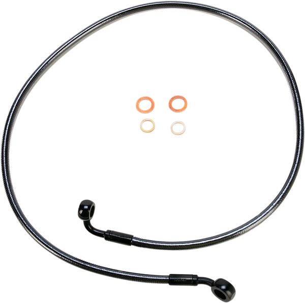 Magnum Shielding Single Disc Front Brake Line For Harley FLS 1690 00-14 46144SW