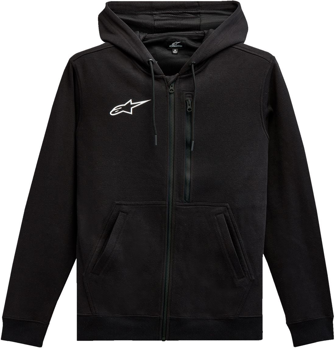 Alpinestars Asymmetrical Zip-Up Hoodie Black