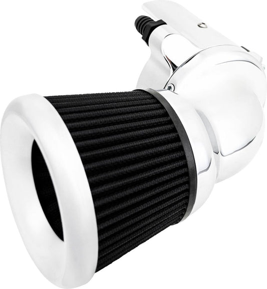 Arlen Ness Velocity 90° Air Cleaner Kit For Indian 14-22  Chrome 800-003