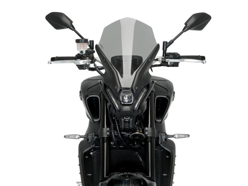 PUIG New Generation Touring Screen Light Smoke for Yamaha MT-09/SP 21-23 20645H
