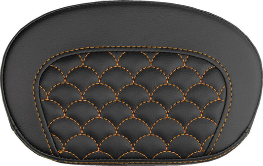 Saddlemen Mini Contour Sissy Bar Pad Black Orange Saddlehyde 061020903