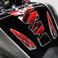 Puig Wings Tank Pad With Honda Logo Silver 21366H