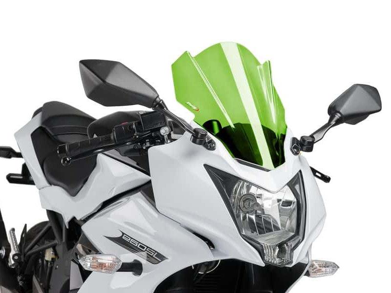 PUIG Z-Racing Screen Green for Kawasaki Ninja 250 SL 15-16 7630V