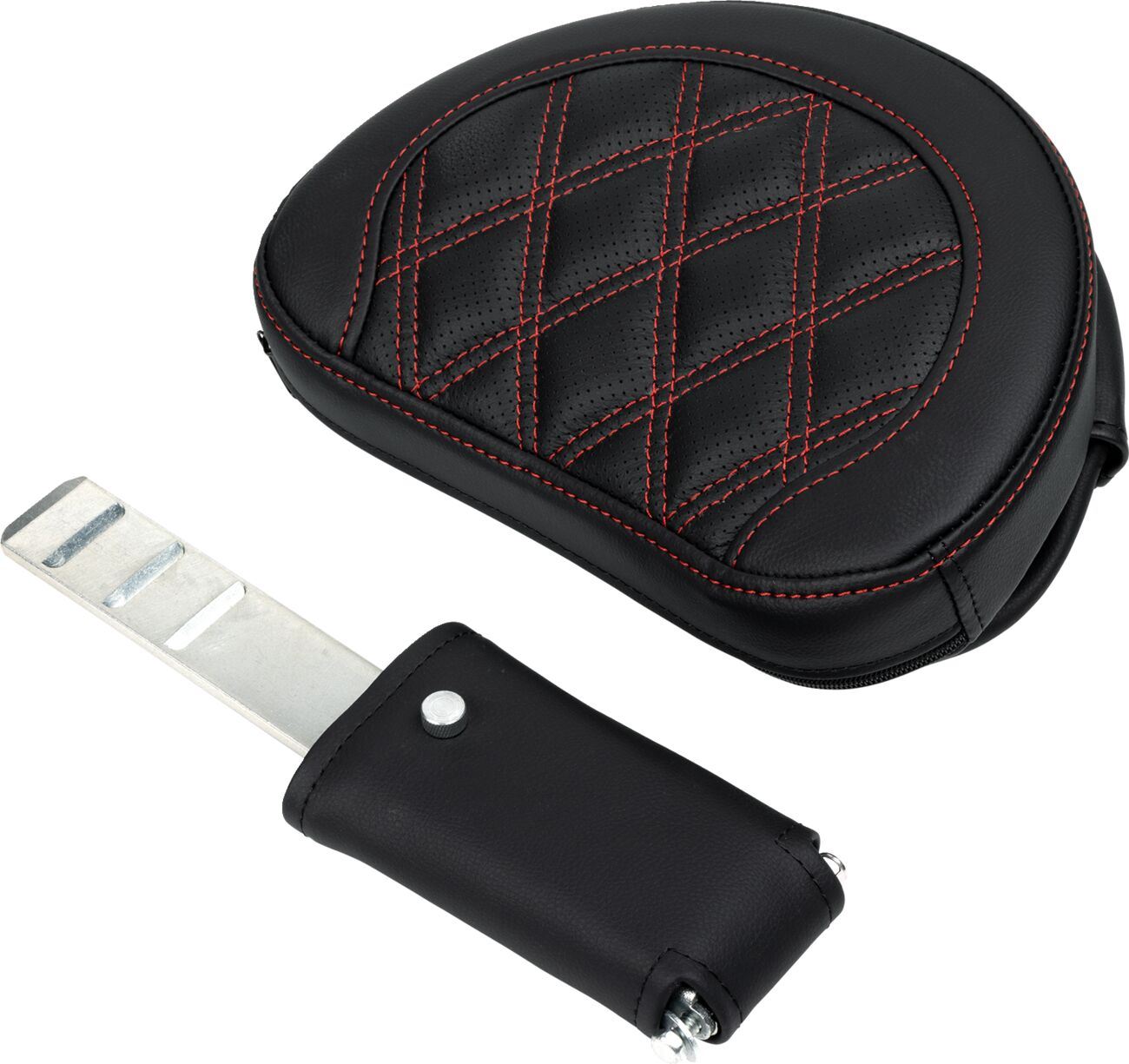 Saddlemen Roadsofa Lattice Stitch Leather Seat Without Backrest For Harley Davidson FLHXS 1868 ABS 08-23 808-07B-182B4