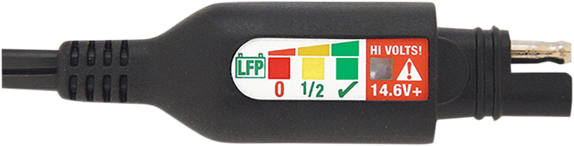 Optimate  Battery Cord Eye With Test for 12.8v to 13.2v Lithium Batteries O127 SAE