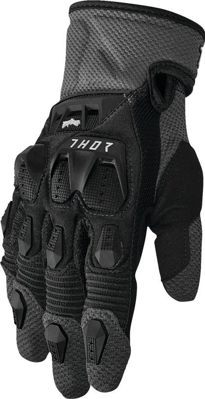 THOR TERRAIN MX Gloves BLACK/CHARCOAL 2025 Model