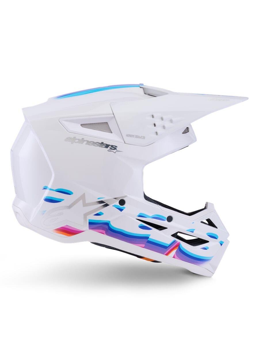 ALPINESTARS SM3 Force Helmet WHITE-GLO 2025 Model