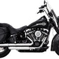 Vance & Hines 3" Twin Slash Slip-On Mufflers Chrome For HD FLHCS 1868 18-24 16379