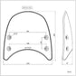 Daytona Aluminum Meter Visor With Bracket Set For Kawasaki W 650 1999-2006 81724