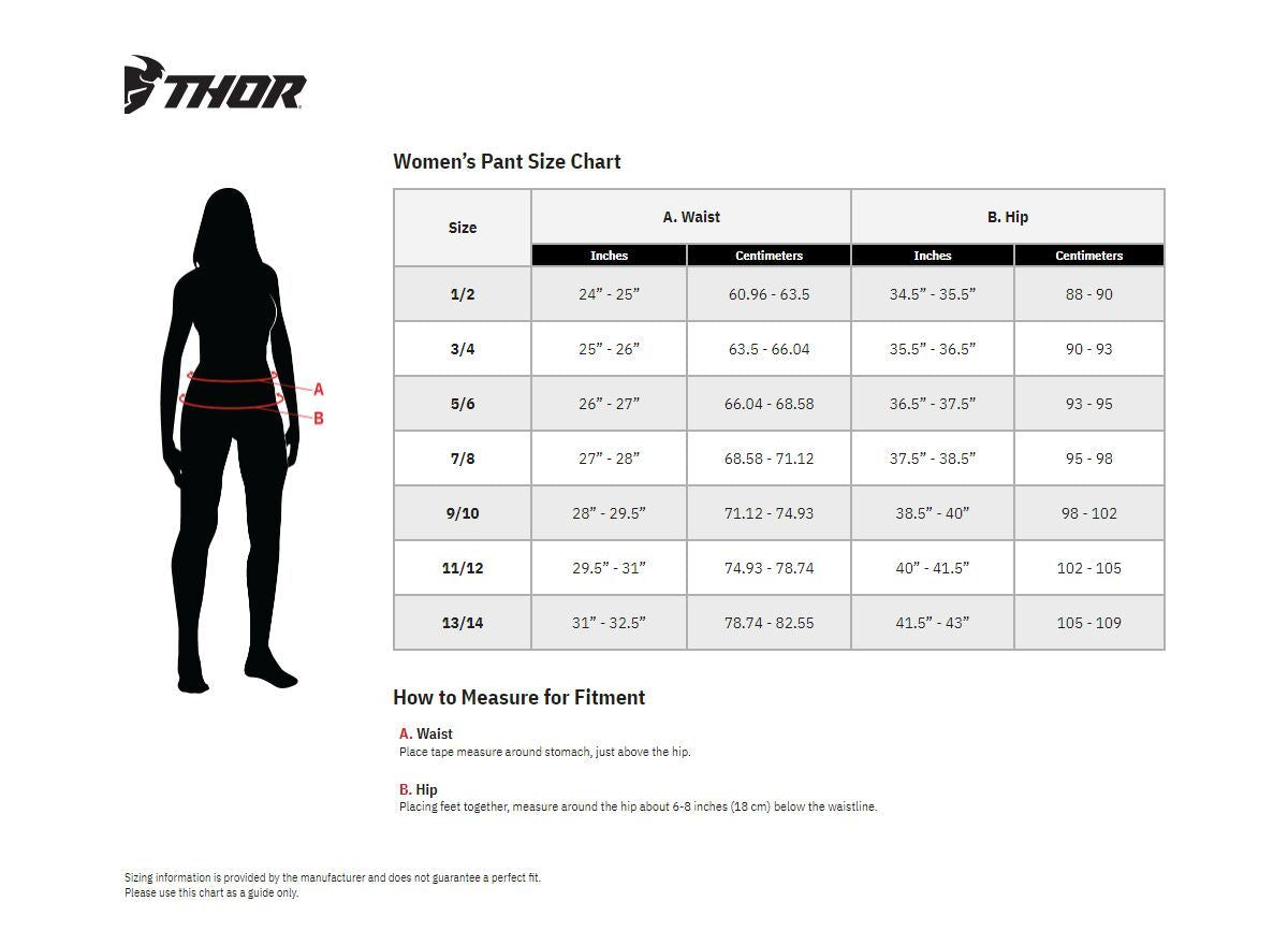 THOR Women's SPORTMODE Shadow MX Pants BLACK 2025 Model