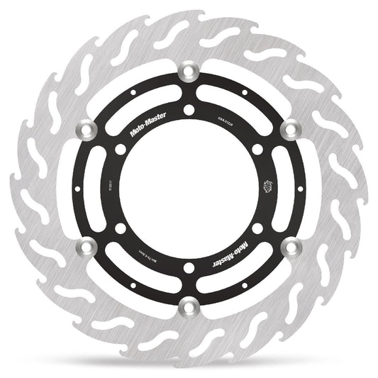 Moto-Master Flame Series Floating Rotor For BMW R 850 R 1990-2002 Black 112017