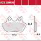 Trw SH Series Rear Brake Pads For Harley FLHRSE4 1800 2006-2008 MCB799SH