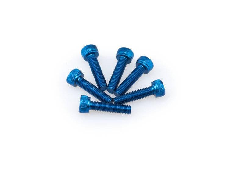 PUIG M5 20mm Allen Screws x 6 Blue Universal 0147A