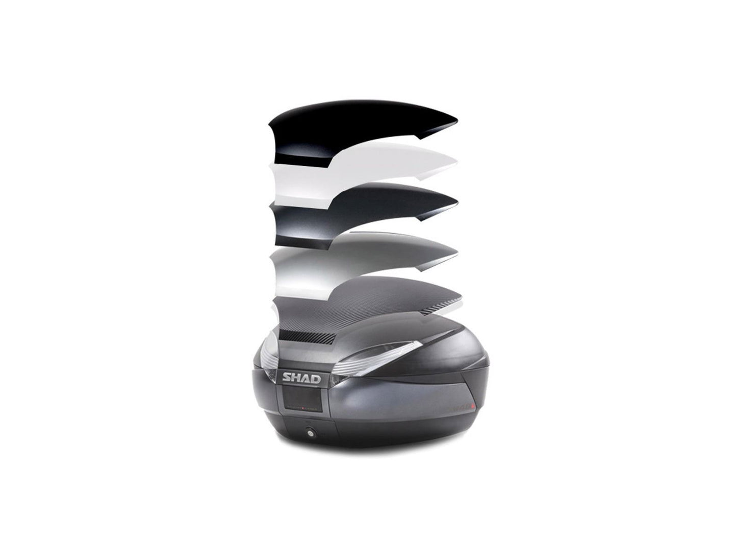 SHAD SH48 Top Box Black/Dark Grey D0B48300
