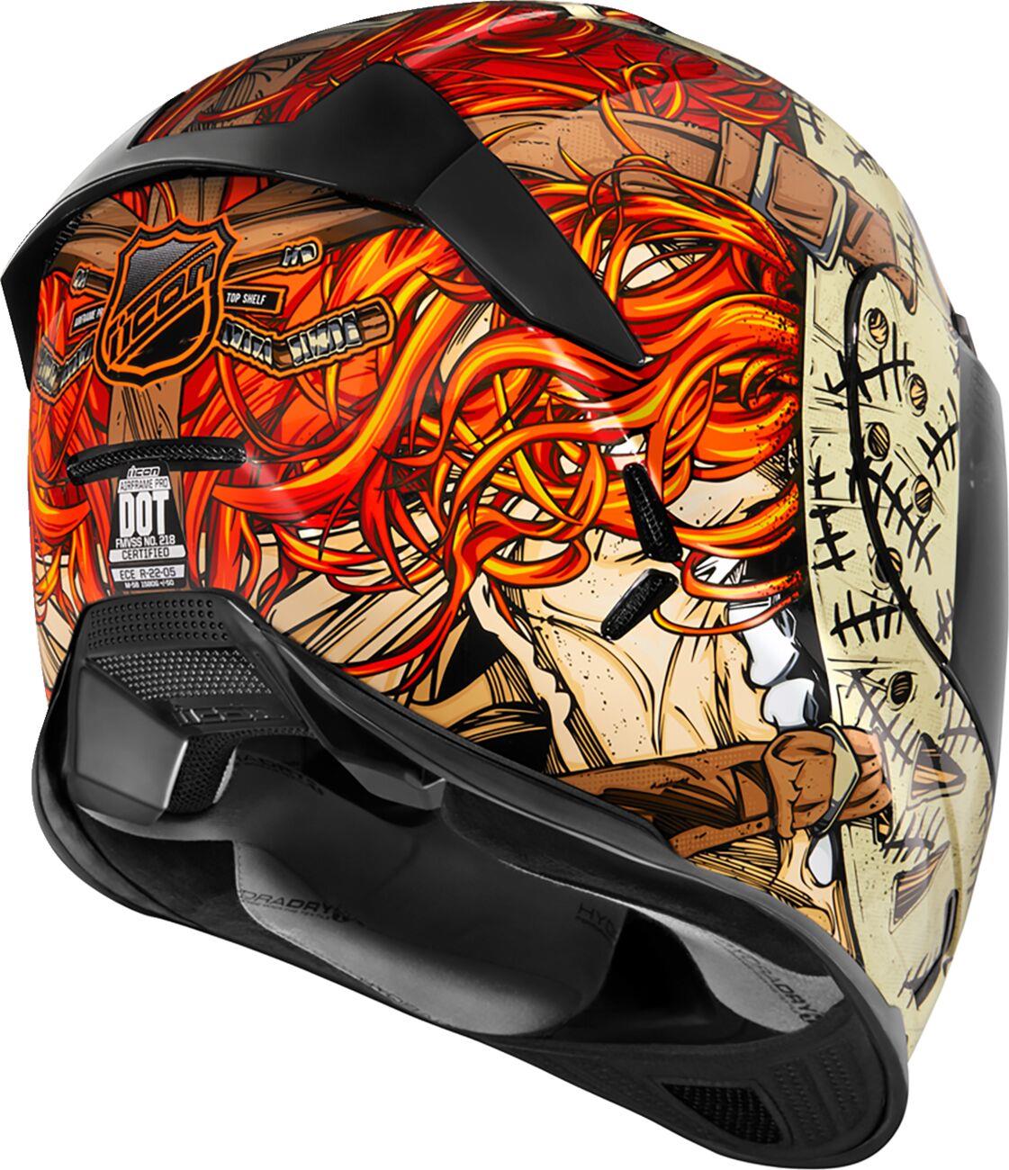 ICON Airframe Pro™ TopShelf Red Motorcycle Helmet