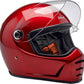 BILTWELL Lane Splitter Red Motorcycle Helmet