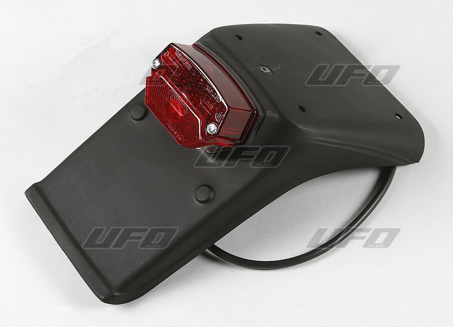 UFO REPLACEMENT LICENSE PLATE HOLDER FOR ENDURO REAR FENDERS KT03039001