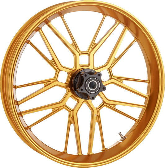 Arlen Ness Split-Spoke Rim 21X3.5 Gold Anodized Aluminum 330-015