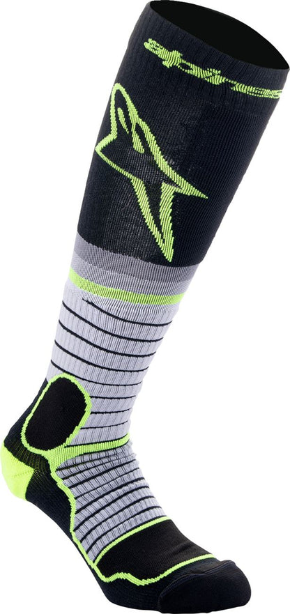 Alpinestars Mx Pro Socks White Black Yellow