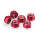 PUIG M8 Locknuts x 6 Red Universal 0832R