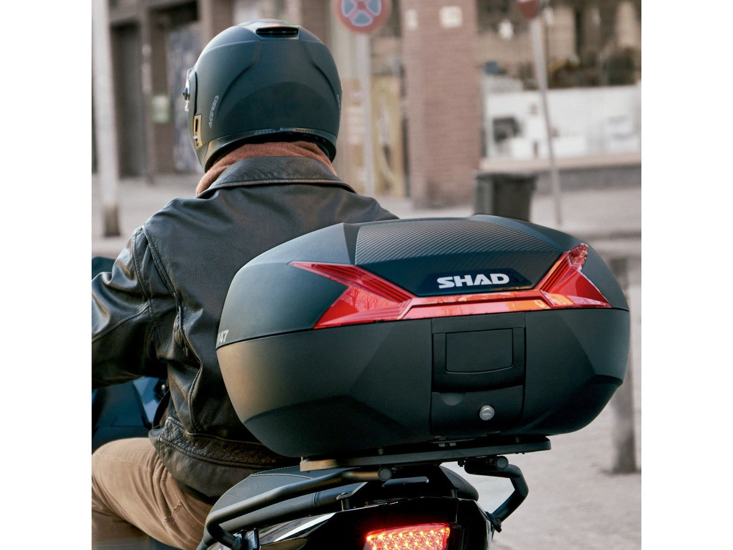 SHAD SH47 Red Top Box D0B47206