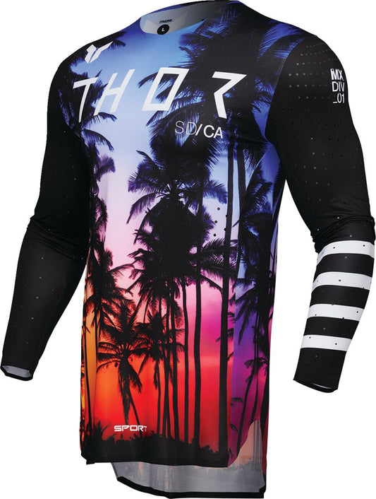 THOR SPORTMODE SD Jersey BLACK 2024 Model