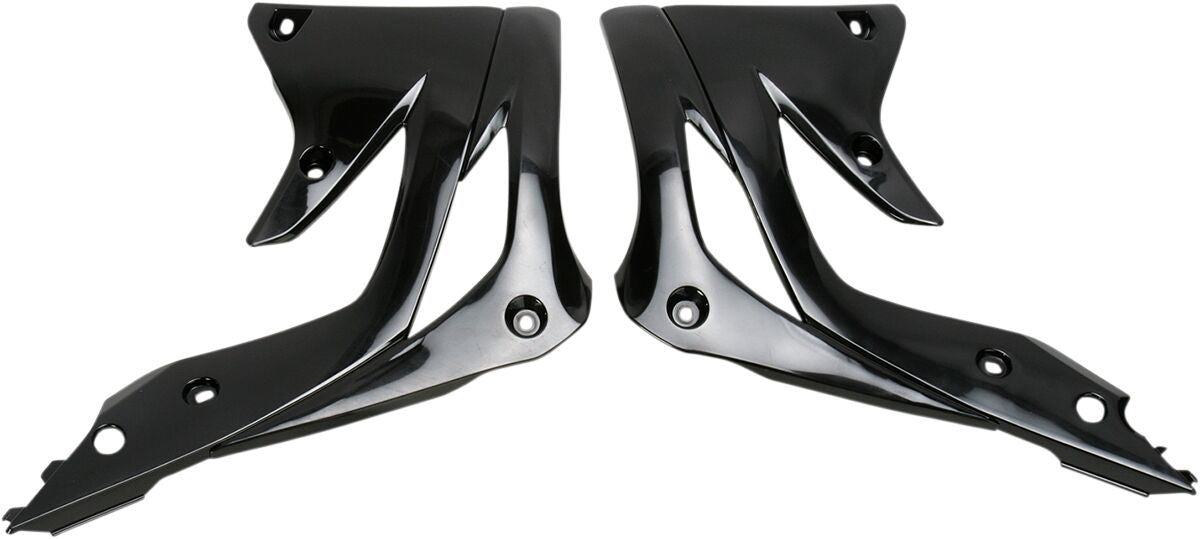 UFO RADIATOR COVERS KAWASAKI KXF450 BLACK KA04719-001