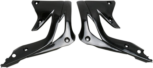 UFO RADIATOR COVERS KAWASAKI KXF450 BLACK KA04719-001