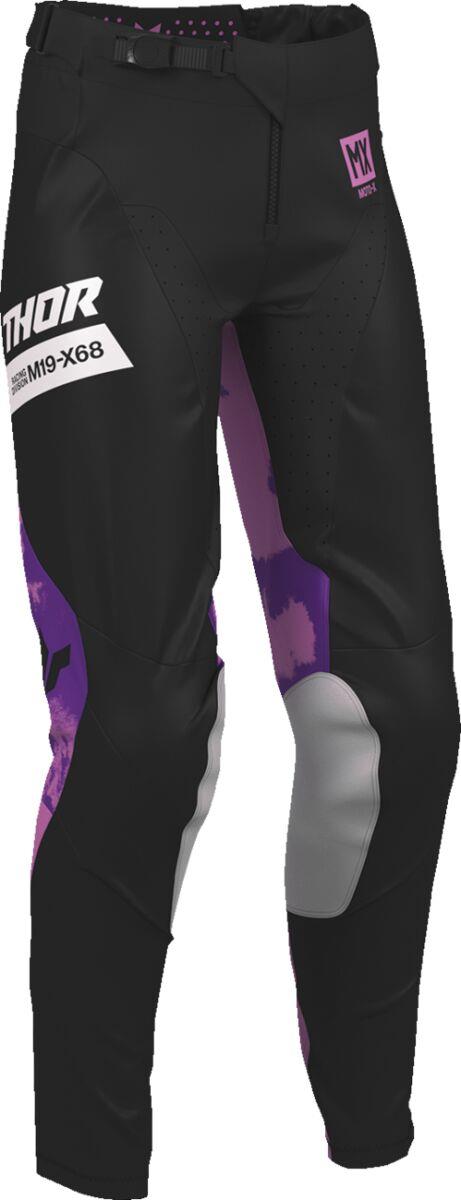 THOR Women's Launchmode Bleach Pants Purple/Black