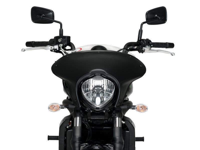 PUIG Batwing Sport Screen Light Smoke for Kawasaki Vulcan 650 S 15-25 21075H